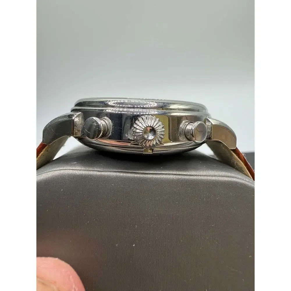 Bulova Accutron Chronograph Automatic Gemini Watch C899183 SPB-TS 371851